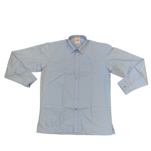 3006T-S LS Tunic Shirt Poplin No Pockets - Sky