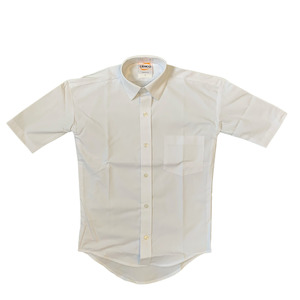 3014-W Prefect Open Front SS Shirt - White