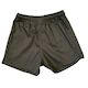 4037-B Football Shorts Poly/Cotton (Indent Cols) - Black