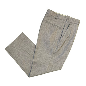 5023-G Plain Front Poly/Viscose Trousers - Grey