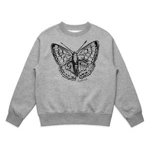 Pepe para riki/Copper butterfly (Grey Marle) Sweatshirt (2-12 years)