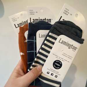 Clothing: Bundle #16 - Lamington Socks Man 6-10 Crew