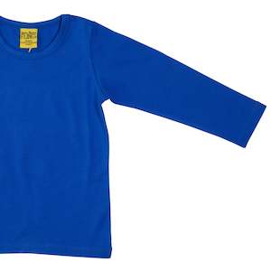 Clothing: Strong Blue/Kahurangi Long Sleeve Top (4-6 years)