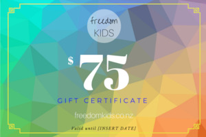 Clothing: $75 Gift Voucher