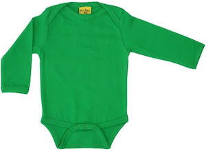 Clothing: Green Long Sleeve Bodysuit (9 months)