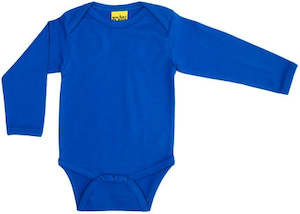 Clothing: Blue Long Sleeve Bodysuit (6 months)