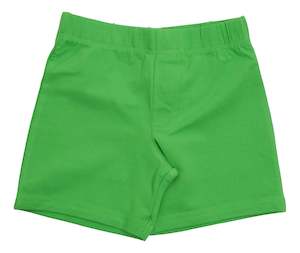 Clothing: Classic Kākāriki Green Shorts (4-14 years)