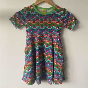 Clothing: Radish Stripe Skater Dress (3 - 12 years)