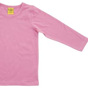 Fuchsia Pink/Māwhero Long Sleeve Top (2-4 & 12-14 years)