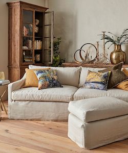 Furniture: Dume Sofa Sand Linen