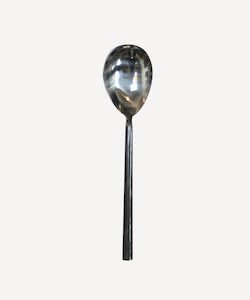 Product Ranges: Black Handle Serving Spoon Medium