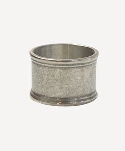 Homewares: Round Pewter Napkin Ring (4PC)