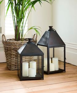 Newton Rustic Lantern Large