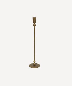 Homewares: Eddie Gold Candleholder Large