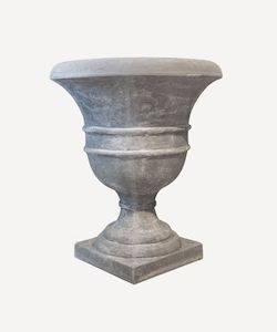 Large Formal Urn Raw Grey