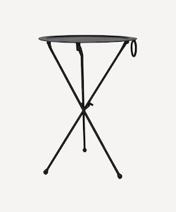 Round Black Atlas Table