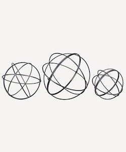 Garden and Outdoor: Iron Garden Spheres (SET3)