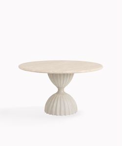 Furniture: Josephine Travertine Table