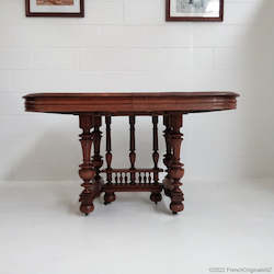 Antique: Antique Oak French Dining Table