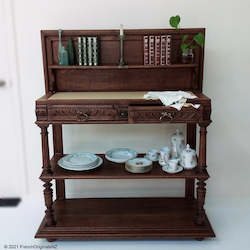 French Oak Antique Sideboard