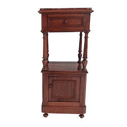 Antique: Antique French Fruitwood Sidetable