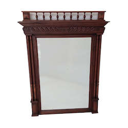 Antique: French Bevel Edged Mantle Mirror