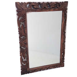 Antique: Antique Hand Carved French Mirror