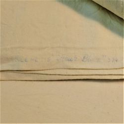 French Vintage Fleur Bleue Metis Bed Sheet