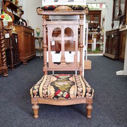 Antique: Antique French Prayer Chair