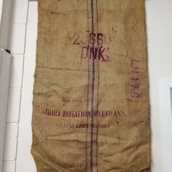 Repatriated New Zealand Grain Sacks.