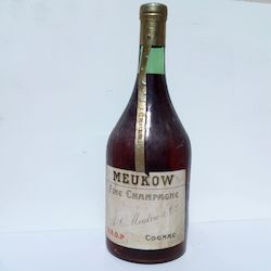 Vintage Promotional Cognac Bottle.