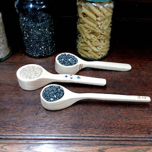 Antique: Wooden Scoops