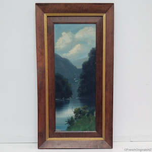 H T Garratt (Paul Wren) Wairau River Original Oil