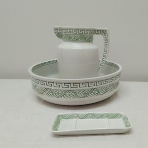 Washbowl & Jug set - Creil & Montereau