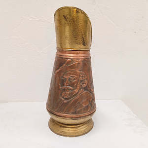 French copper and Brass Coal Scuttle - Reubens