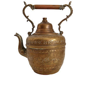 Antique: Brass Kettle