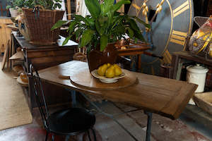 French Bistro Table ~ French Oak Top