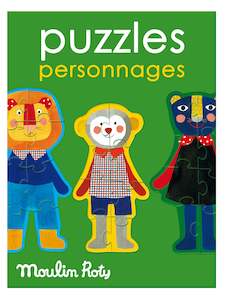 Moulin Roty | Set of 4 Puzzles | Theme: Emotions | Age: 3+