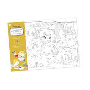 Moulin Roty | Set of 40 colouring table mats