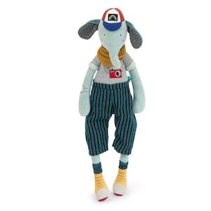 Moulin Roty | Broc'n Rolls Pablo the Elephant Soft Toy | Age: 0Y+