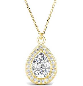 18K Gold Crystal Necklace "Senorita"