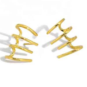 Gold Multiple Earring Cuffs "Harper"