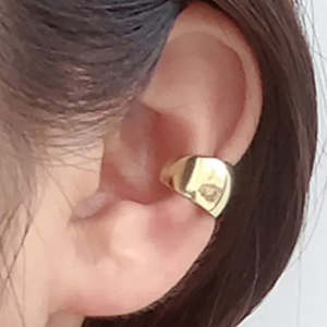 Gold Plain Earring Cuff "Lucilla"