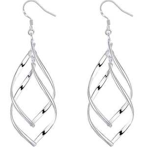 925 Sterling Silver Dangle Earrings "Brielle"