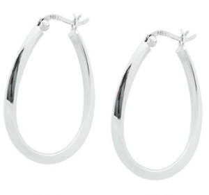 925 Sterling Silver Hoop Earrings "Anaheim"