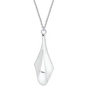 925 Sterling Silver Folded Necklace "Kelthra"