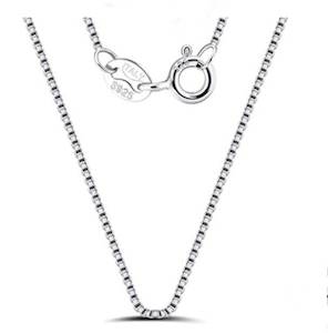 Direct selling - jewellery: Sterling Silver Box Chain (width 1.5mm)