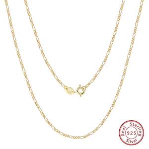 Direct selling - jewellery: 14K Gold Chain with Bolt clasp "Figaro" (1.7 mm)