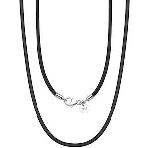 Direct selling - jewellery: Black Leather Necklace "Lundra"