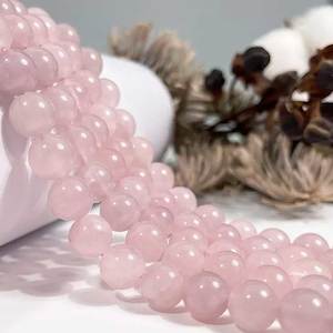 Rose Quartz Gemstone Beads (8mm)